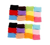 Mikinona 24pcs Soft Seamless Sports Sweatbands Flexible Elastic Headbands for Women Teens Wide Thickened Design Stretchy Hairbands for Exercise Running Yoga