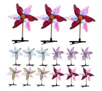 Mikinona 24pcs Windmill Hair Clips for Sparkly Sequins Hair Accessories Cute and Lovely Decorations for Birthday Parties and Daily Wear
