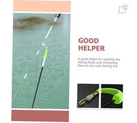 Mikinona 25pcs Large Silicone Bobber Stoppers for Fishing Line High Sensitivity Drift Stopper Accessories for Stream River Lake Ocean Ice Fishing Lightweight Portable Gear Equipment