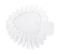 Mikinona 2bags Heart Shape Nail Display Cards Manicure Distinction Tool Set for Diy and Salon Use Nail Chart