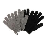Mikinona 2pairs Bath Exfoliating Gloves Scrub Wash Mitts for Body Skin Care Exfoliate Gloves