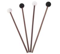 Mikinona 2pairs Ethereal Drumstick Small Drum Mallet for Steel Tongue Drum Percussion Instrument Rubber Head Stick Portable Stick