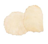 Mikinona 2pcs 30cm Leather Drum Replacement Covers for Djembe and Shaman Drums round Pads Sturdy Leather Surface Multipurpose Percussion for Live Performance and Practice