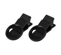 Mikinona 2pcs 37mm Phone External Lens Clips with 37mm Screw Clamps and 20mm Hole Diameter Abs Material Non-slip Design that Will Not Damage the Phone Compatible with Mobile Camera