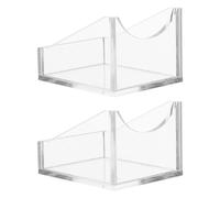 Mikinona 2pcs Acrylic Lab Serum Bottle Shelf Tilted Stand for Reagent Holder Space-saving Chemical Organizer Rack for Science Labs School Research Centers