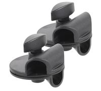 Mikinona 2pcs Adjustable Mic Clip Arm Clamps Rotatable Microphone Holder for Stage Performance Durable Design Angle for Live Broadcasting