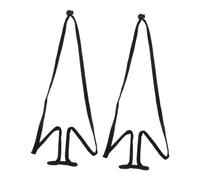 Mikinona 2Pcs Adjustable Neckworn Style Mic Clamp Portable Hanging Microphone Stand Bracket Stable and Lightweight Plastic Metal Design for Musicians and Stage Performers on The Go
