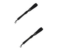 Mikinona 2pcs Adjustable Sax Harness Soft Padded Neck Strap Fit Alto Tenor Soprano Saxophones