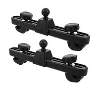 Mikinona 2pcs Adjustable Suction Cup Bracket Mount for Car Cooling Fan Stable Seat Back Clamp Holder Kit Vehicle Fan Mount Accessory for Suvs Trucks and Cars Easy Installation Black