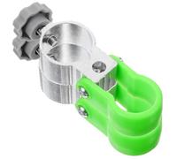 Mikinona 2pcs Aluminum Alloy Fishing Chair Umbrella Holder with Clamp Folding Brackets for Secure Outdoor Angling and Practical Fishing Supply Accessory