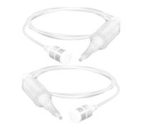 Mikinona 2pcs Anti-blocking Filter Tube Front Screen for Oil Pump and Sucker, Fuel Transfer Hand Pump Compatible Fuel, Petrol and Diesel, Suitable for Automotive and Household Use