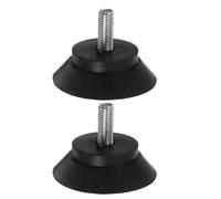 Mikinona 2pcs Anti-vibration Treadmill Foot Pads Shock Absorbing Exercise Mat for Fitness Equipment Non-slip Stationary Bike and Gym Equipment Mats for Stable Home Workout