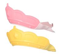 Mikinona 2pcs Baby Shampoo Cap Shower Visor for Hair Washing with Silicone Material and Hands-free Design, Protects Eyes and Ears, Suitable for Toddlers and Infants Bath Time