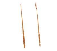 Mikinona 2pcs Bamboo Yangqin Hammers Wooden Dulcimer Sticks Musical Instrument Parts for Yangqin Practice and Performance