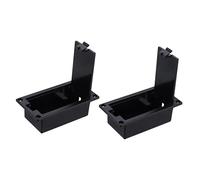 Mikinona 2pcs Battery Box for Guitar Pickup and Bass Guitar Active Pick up Battery Compartment Case Holder