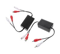 Mikinona 2pcs Car Audio Noise Isolator with Ground Loop Filter for Stereo System Sound Signal Reducer Compatible with Car and Home Audio Stable Performance and Noise Removal