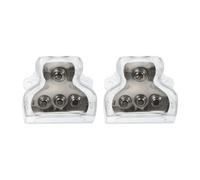 Mikinona 2pcs Car Audio Power Distribution Block out Ground Distributor for Amplifier Stereo System with Heat Resistant Housing and Zinc Alloy Terminals