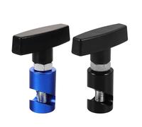 Mikinona 2pcs Car Hood Strut Clamp, Heavy Duty Hood Lift Tool, Shock Absorber Holder for Engine Maintenance, Aluminum Alloy Prop Rod Retainer, for Vehicle Tailgate Repair