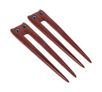 Mikinona 2pcs Chinese Cute Cat Wooden Double Hairpin Hair Chopsticks Vintage Hair Stick for Daily Party Wedding Asian Style Accessories