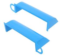 Mikinona 2pcs Cold Air Intake Panel Covers for Engine Hood Ventilation Grille Stylish Car Hood Vent Trim with Advanced Cooling and Optimized Airflow Design Easy Install Decorative Side Duct