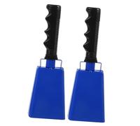 Mikinona 2pcs Cowbell Noise Makers with Comfortable Handle Loud Sound for Football Sporting Events Party Cheering and Celebrations