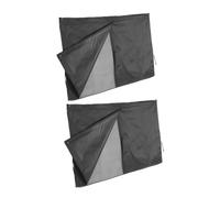 Mikinona 2PCS Double Layer Car Window Shades Fit Side Window Sun Shade with Mosquito Screen UV Protection for Vehicle Privacy Heat Blocking Curtains