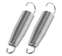 Mikinona 2pcs Drum Foot Pedal Spring Accessories Metal Coil Spring for Bass Drum Pedal High-strength Replacement for Enhanced Performance and Longevity
