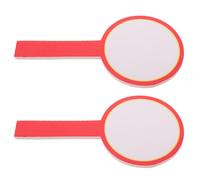 Mikinona 2Pcs Dry Erase Scoreboards Double-Sided Handheld Writable Paddles for Scoring Voting and Competitions Practical Whiteboards for Judges and Classroom Use