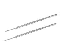 Mikinona 2PCS Dual-Head Stainless Steel Eyelash Separator Tool for Lash Perming and Lifting Professional Lash Tech Supplies with Comb and Shaping Side Travel-Friendly