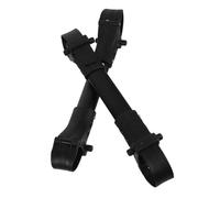 Mikinona 2pcs Dual Stroller Connector for Baby Pram Pushchair, Universal Aluminum Anti Rust and Sturdy Design, for Outdoor Use with Family Having Two Boys and Girls, Black
