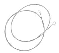 Mikinona 2Pcs Dulcimer Steel Replacement Strings Sturdy Instrument Strings for Learners and Beginners Crisp Sound Rich Overtone Dulcimer Repair Parts