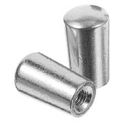 Mikinona 2pcs Electric Guitar Toggle Cap Tips Silver Metal Replacement Buttons Ergonomic Design Operation Switch Accessories for Models