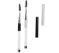 Mikinona 2pcs Eyelash Brushes Spiral Reusable Mascara Wands for Lash Separation Eye Makeup Applicator for Professional and Home Use