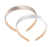 Mikinona 2Pcs Fashion Hair Hoop Wide Headband for Women Soft Headwraps for Bad Hair Days Exercise Travel Weddings and Everyday Wear