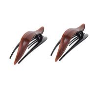 Mikinona 2pcs Fashion Large Hair Clip Claw Hair Clips Women Flat Claw for Thick Accessories