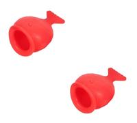 Mikinona 2pcs Fish-shaped Silicone Lip Plumper Create Lips Portable Plumping Device for Easy Use Material for Comfort Cute Design for Personal Use