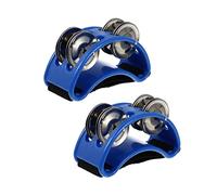 Mikinona 2pcs Foot Percussion Instrument for Boy Girl Music Enlightenment Toy Double Rows Design for Parties Karaoke and Boys and Girls Games Develops Rhythm and Coordination