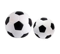 Mikinona 2pcs Football Shaped Piggy Banks Vinyl Money Saving Bank for Desktop Decor Compact Coin Holder