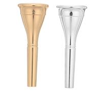 Mikinona 2pcs French Horn Upgrade Accessory Professional Horn Mouthpiece Mouthpiece Replacement Brass Blowing Accessory Student Parts