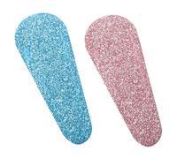 Mikinona 2pcs Glitter Nail Scissor Protector Covers Leather Covers for Manicure Scissors Protect Scissors during Storage