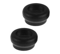 Mikinona 2pcs Golf Grip Donuts for Swing Practice Weatherproof Club End Rings Easy DIY Installation Training Aid for Beginners and Pros