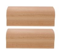 Mikinona 2pcs Guitar Fret Leveling Files with Wood Handles Ergonomic Fret Beveler and Shaping Tools for Acoustic Electric Bass Guitars Multipurpose Luthier Repair for Fingerboard Sanding