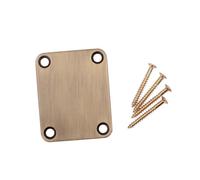 Mikinona 2pcs Guitar Neck Plate Bass Screw Guitar Rack Buoy Tuner Guitar Neck Screws Knob Guitar Screws Guitar Cord Guitar Pedal Cables Electric Guitar Cable Wall Guitar Hanger Fret