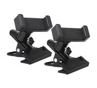 Mikinona 2pcs Guitar Phone Holder Clamp Flexible Stand for Live Streaming Adjustable Phone Clip for Music Practice