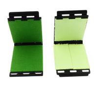 Mikinona 2pcs Guitar String Cleaner and Fretboard Rub Tool Set, Deep Green and Light Green, Electric Guitar and Bass Maintenance Accessories for Effective Fingerboard Cleaning