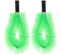 Mikinona 2pcs Gutter Cleaning Replacement Brush Gutter Brush Parts Accessories For Cleaning Leaves And Debris From The Ground 24mm Threaded