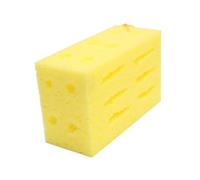 Mikinona 2Pcs Honeycomb Car Wash Sponge High-Density Absorbent Cleaning Sponges for Car Wheels Multi-use Soft Scrub Pads for Home Kitchen and Bathroom Cleaning Yellow