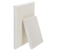 Mikinona 2Pcs Honeycomb Quartz Soldering Boards Set, High Temperature Resistant Soldering Pads for Jewelry Making, Casting and Melting, Small Large Panels for Precision Welding and