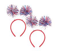 Mikinona 2pcs Independence Day Themed Headband Pride Head Boers for 4th of July Celebration