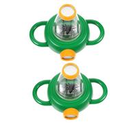 Mikinona 2pcs Insect Observation Box with Magnifier for Portable Sturdy Plastic Biological Viewer for Exploring Bugs Leaves Flowers and Nature Specimens Educational Outdoor Exploration